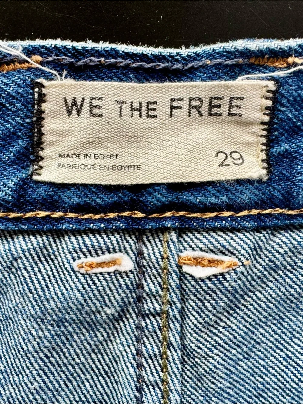 We The Free Distressed Denim Cutoff Shorts